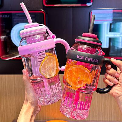 Large Capacity Sports Water Bottle Summer Drinking Water Cup Outdoor Travel Portable Gym Fitness Water Cup
