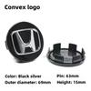 4Pcs 58/69mm Car Wheel Center Hub Caps Decorative Cover For Honda Civic Jazz Fit Accord Pilot CRV Passport City  XRV HRVstickers CUJ3 