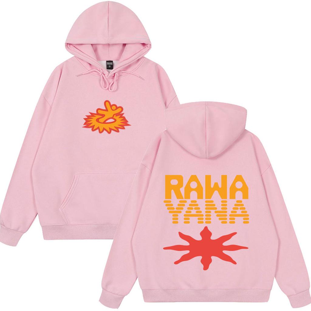Rawayana ¿Donde Es El After? Tour 2026 Print Hoodie Men Women Fashion Sweatshirts Long Sleeves Loose Casual Pullover Streetwear