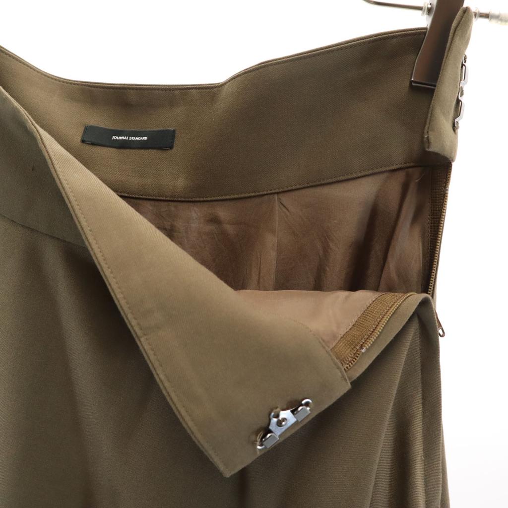 JOURNAL STANDARD made in Japan Midi length flare skirt 36 khaki Women Used
