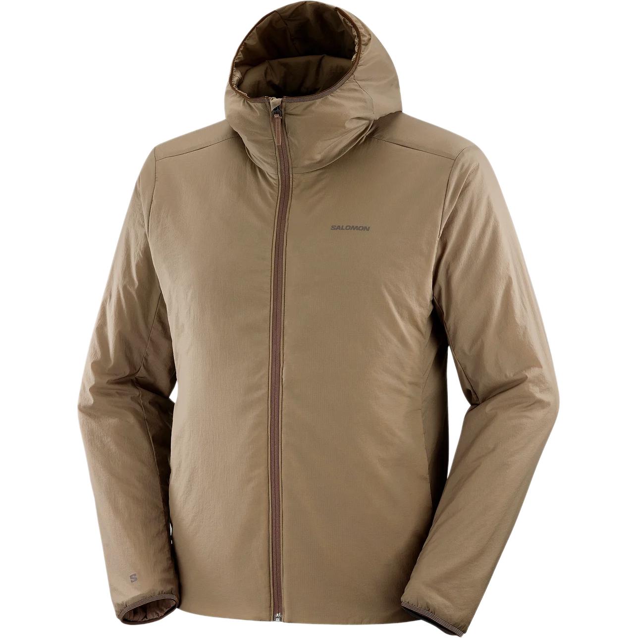 

Salomon Mountain Flex Waterproof Breathable Zipper Hooded Jacket Men Jackets Bamboo C22981 M