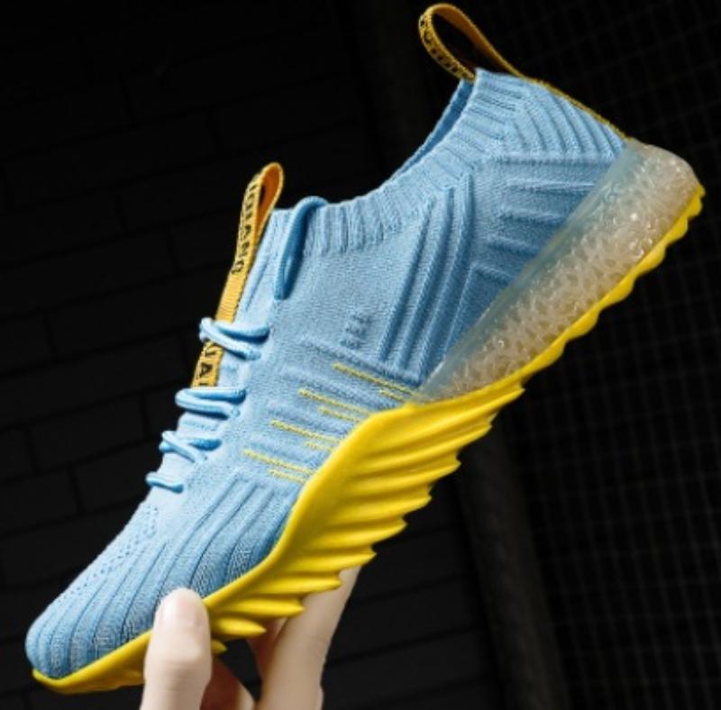 

Spring And Autumn Comfortable Breathable Flying Weaving Running Shoes Low-Top Elastic Mesh Couple Casual Sports Shoes Lightweigh 38
