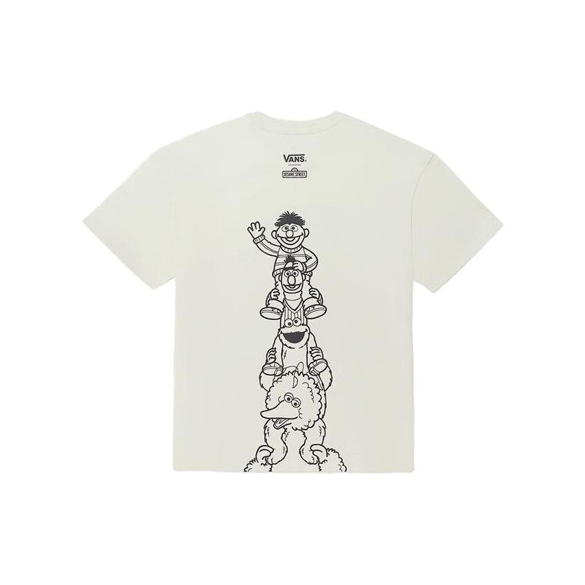 Футболка Vans x SESAME STREET Унисекс Кремовый VN000FX7FS8 XL