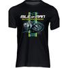 Maglietta Uomo Isle of for Man Road Racing 2026 - Percorso Ufficiale con Stampa Cavaliere Iconico e Strisce, T-shirt Casual Girocollo Adatta per - Indossare,