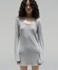 YAHNSISI Whisper Wool Dress - Grey