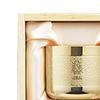 Eco Bag Camping Sake Pure Copper Sake Cup with Gold Made in Vietnam and Japan J-kitchens & Glass, Finish, 90ml,