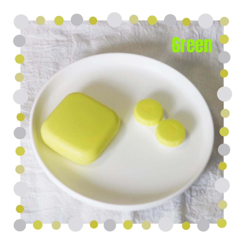 Mini Contact Lenses Case Solid Color Portable Contact Lens Box Soaking Storage Set with Tweezer Suction Stick Travel Kit Holder