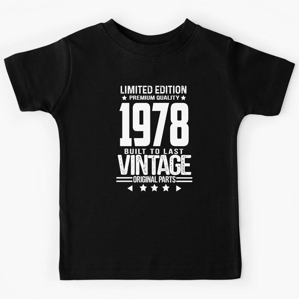Vintage 1978 - Retro Birthday Kids T-Shirt 160