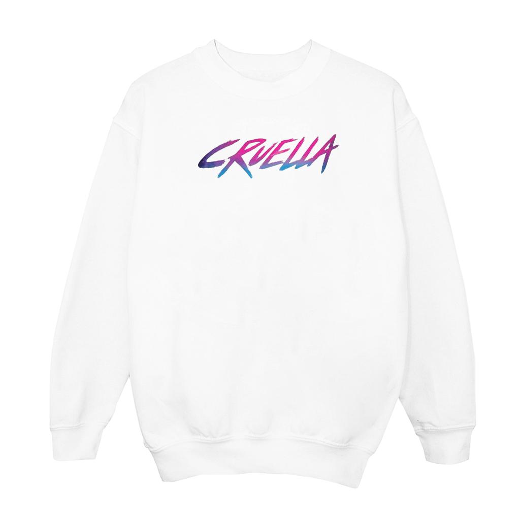 Disney Mädchen Rad Cruella Sweatshirt