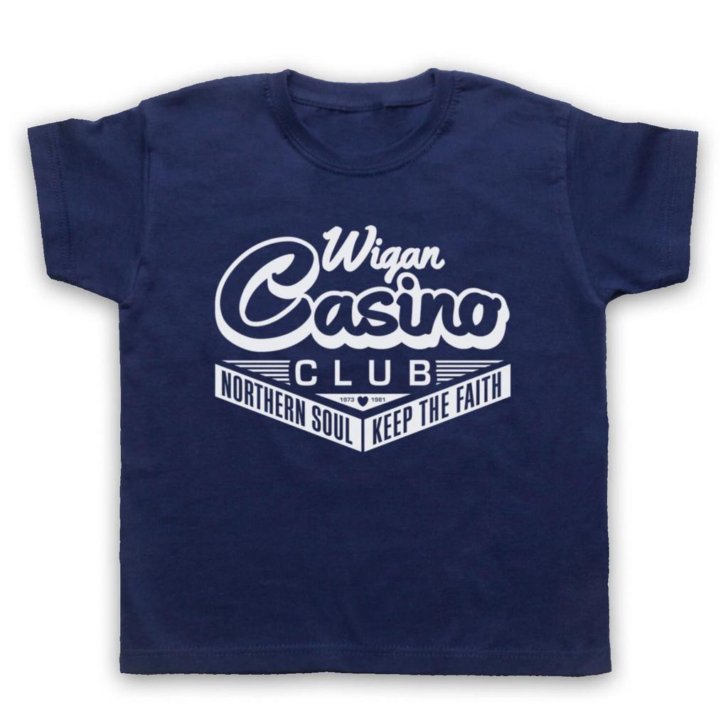 WIGAN CASINO UNOFFICIAL NORTHERN SOUL MUSIC DANCE VENUE KIDS CHILDS T-shirt
