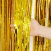 5pcs 100x200cm Glitter Rain Curtain Door Tassel Shiny Foil Streamer Party Backdrop For Birthday Wedding Prom Party Decoration
