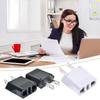 1/3PCS Converter USA Euro Small Travel Plug Connector Grounded AU US to EU Plug Adapter 6A European America to Australia Plug