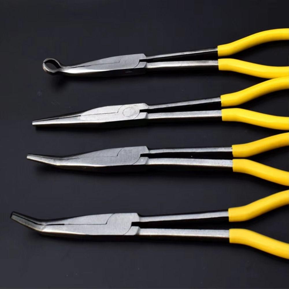 DIY Spanner Clips Mechanic Equipment Wire Removal Pliers Multi-functional Extra Long Nose Pliers