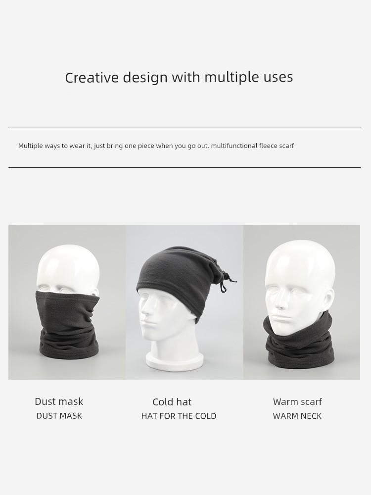 Neck Gaiter for Cycling, Sports Scarf for Men, Autumn and Winter Windproof Mask, Women's Magic Headscarf, Warm Hat for Skiing