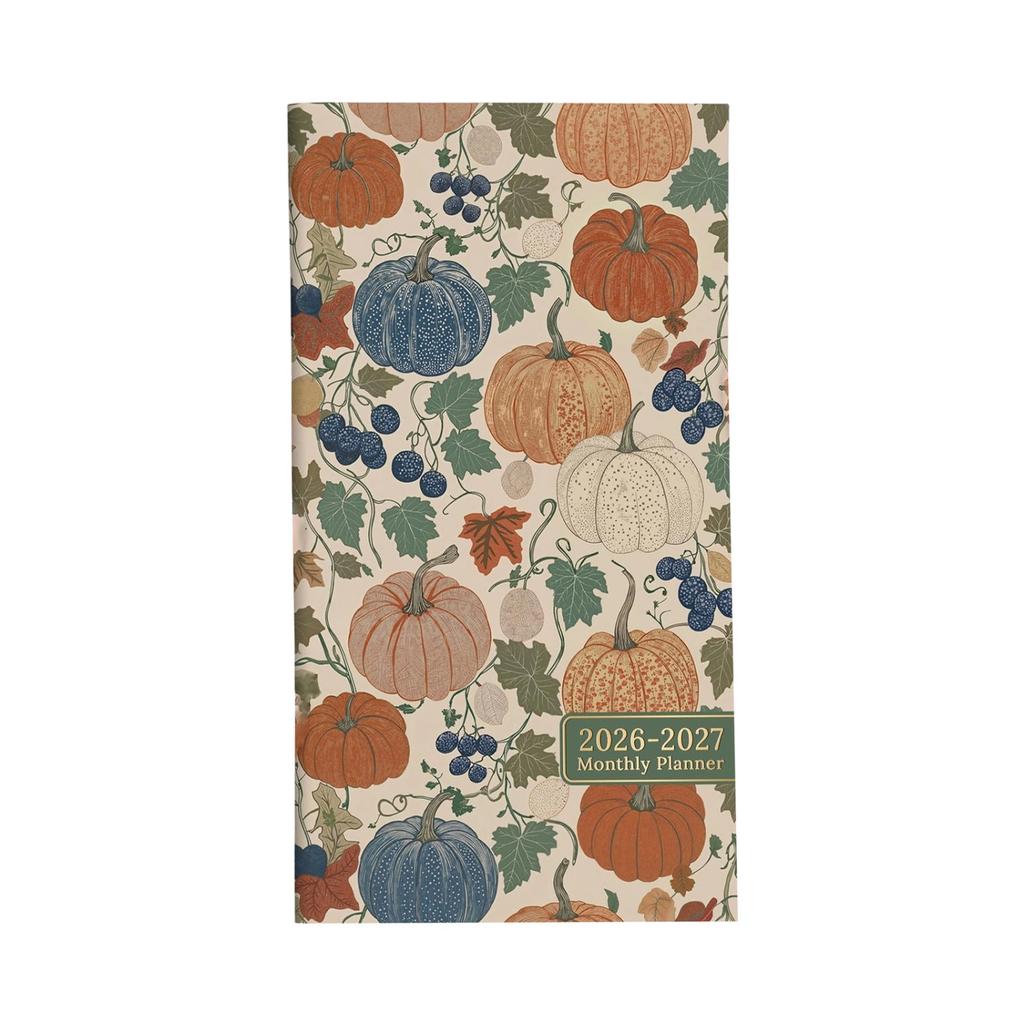 Pocket Calendar 2026-2027 - Date Planner, Portable Schedule Organizer,  Monthly & Yearly Planner