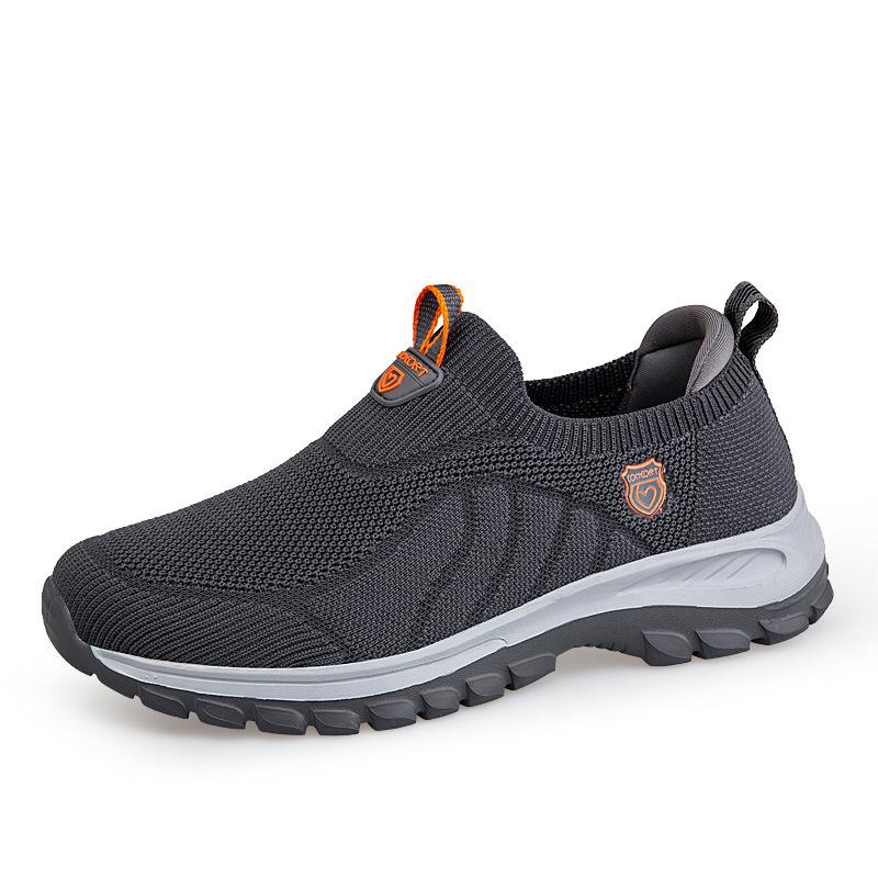 2025 brand elderly shoes spring and autumn size extra large size men's shoes middle-aged fat walking shoes dad sports shoes