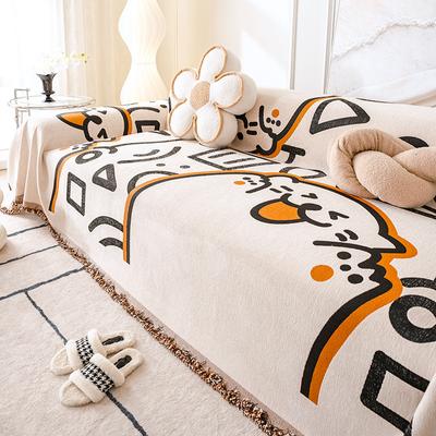 Sofa Cover Cloth Four Seasons Universal Cartoon All-Inclusive Sofa Slipcover Cover Anti-Scratching Sofa Cover Sofa Towel