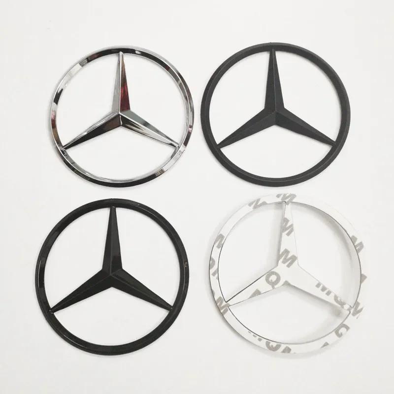 Für Mercedes Benz 9cm ABS Auto Heckaufkleber Kofferraum Emblem Aufkleber für Mercedes Benz S320 W164 W203 W204 W168 C180 E320 A200 CLA CLK