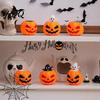Pumpkin Pinch Toys 12Pcs Pop-up Ghost Squeeze Toy, Stress Relief Head Sensory Toy Creepy Fidget for Party Favors