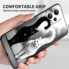 Anime cartoon cat illustration For Xiaomi Redmi Note 15 14 13 12 12S 11E 11 11S Pro Plus 4G 5G Black Soft TPU Phone Case
