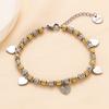 1Pcs Stainless Steel Love Point Diamond Bracelet Women's Simple Light Luxury Retro Bracelet