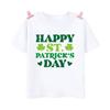 Happy St Patricks Day Printed Kids Shirts St Patricks Party Boys Girls Tshirt Holidy Child Short Sleeve Tops Summer T Shirt