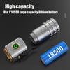 Portable Mini Ultra Bright Flashlight 18500 Rechargeable Torch with Magnet Powerful Waterproof Emergency Camping LED Flashlights