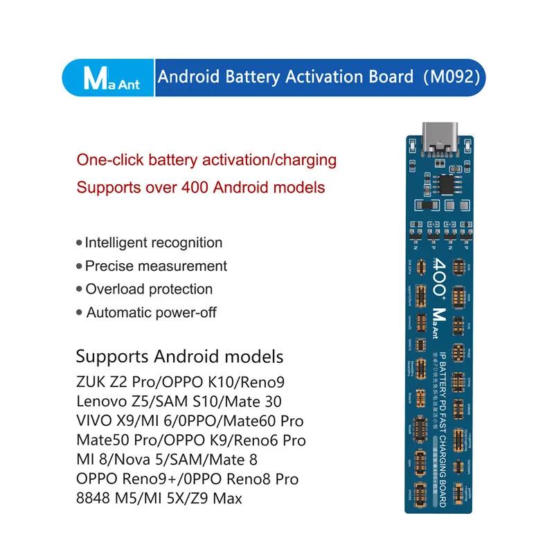 MAANT M091 M092 Battery Activation Board No Disassembly Required for IP 6-16PM and Android One-Click Battery Activation Board