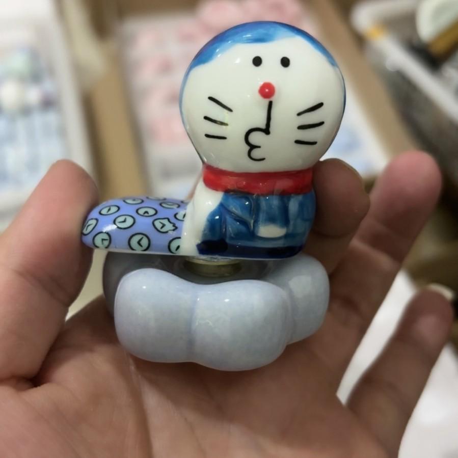 Xianci Ceramic Gourd Rotating Ornament - Cartoon Desktop Decoration & Creative Display Gift