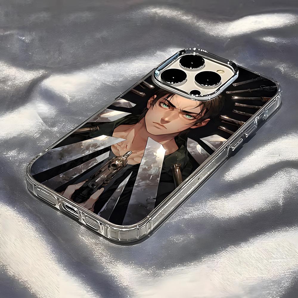 

Attack On Titan Phone Case For IPhone 17 Pro Max 16 15 14 Pro Max IPhone 13 Pro Max 11 Plus Transparent Cover iPhone 16