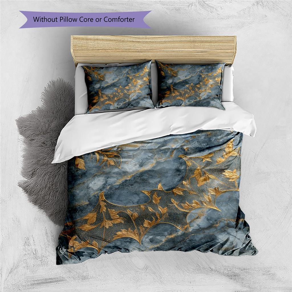 Cartoon Pattern Bedding Quilt Set Quilt Cover Pillowcase Home Decoration Birthday Gift (1 * duvet cover + 2 * pillowcase, without core)