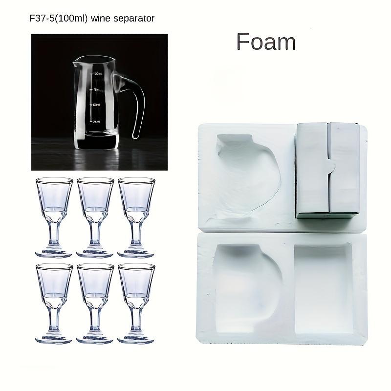 Set aus Glas, Baijia-Becher-Set, kreatives Weinset im chinesischen Stil, kleine Weinkanne und Becher-Set