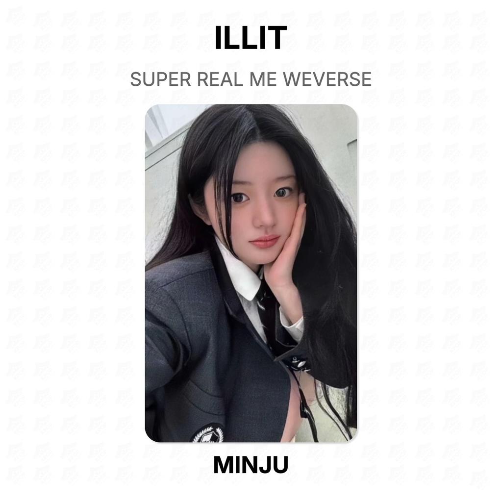 ILLIT SUPER REAL ME WEVERSE Official Photocard
