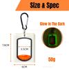 Square Cable Tie Organizer Portable Fluorescent Storage Cable Tie Holder Cable Tie Storage Tool Fluorescent Organize StorageTool