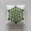 Christmas And New Year Plush Cushion Cover Red Teddy Velvet Embroidered Pillowcase Festive Joyful Home Pillow Covers Decorative