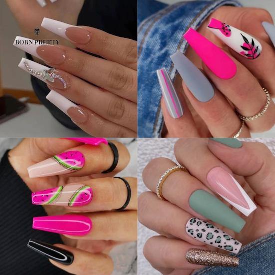 

ЛОЖНЫЕ кончики ногтей Украшения Стильные прозрачные декоративные