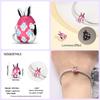 Charms Beads Fit Brand Original Bracelets 100% Copper Pink Crown Perfume Bottle Easter Eggfine Diy Jewelry Gift