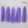 Wedding Party Decoration Color Paper Tassel Garland Bride To Be Birthday Decor Baby Shower Girl Slingers Mermaid Party Supplies
