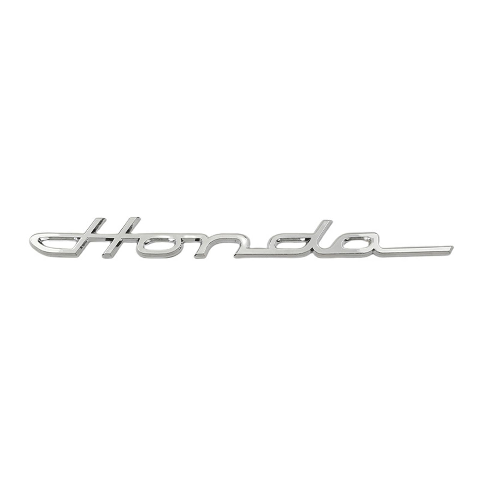 

TOUFEIYUAN 1pc Honda Emblem Honda Classic Emblem Plating Cursive 215mm x 23mm (Silver) серебряный
