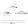 100pcs 1.5/2mm Leathers Adjustable Braided Rope Necklace Pendant Charm Findings Lobster Clasp String Cord Jewelry Making