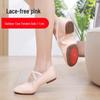 Women's Lace-Free Ballet Heeled Dance Shoes with Soft Sole for Yoga and Classical Dance