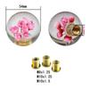 JINGLING Underwater Flower Shift Knob Gear Knob Crystal Universal Ball Shape for Cars Compatible with Japanese Cars Custom 3 Types of Adapters