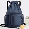 Portable Gym Drawstring Bag Quick Drying Drawstring School Bag Oxford Cloth Backpack  Students