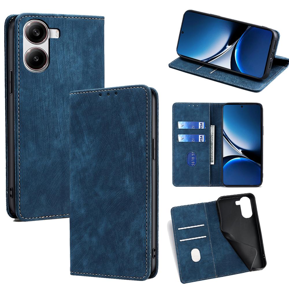 For Xiaomi Redmi Turbo 4 5G/Poco X7 Pro 5G Case RFID Blocking Wallet Leather Phone Cover