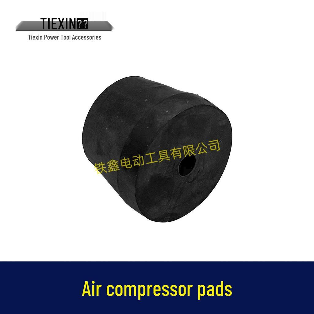 Shock Absorbing Air Compressor Rubber Foot Pad - Oil-Free, Anti-Vibration, Model 02476