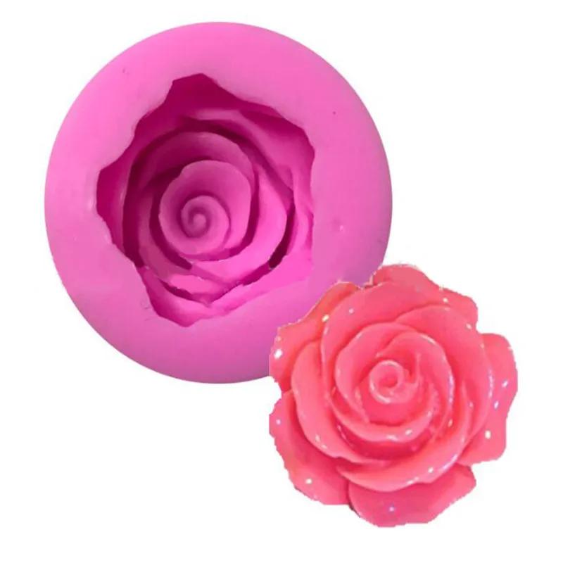 3D Flower Silicone Molds Fondant Craft Cake Candy Chocolate Sugarcraft Ice Pastry Baking Tool Mould Soap Mold Cake Decorator