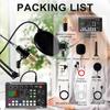 ALSO GO Podcast Equipment Bundle BM-800 Microphone Gold F998 Sound Card for Podcasting Singing Gaming Live Streaming YouTube TikTok