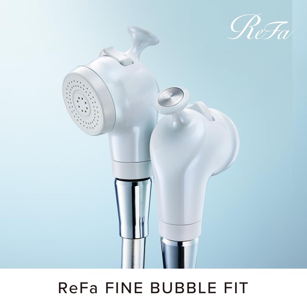 Store ReFa FINE BUBBLE FIT White Shower Head with Shopper Nano Bubble Water Saving Moisturizing Small Shower Head [Official Exclusive]