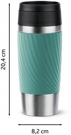 Tefal N2024310 Travel Mug Twist Thermal Mug Green 1 Pc