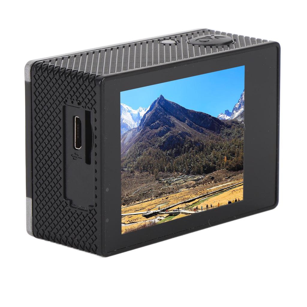 Cycling Camera 1080P HD 170 Degrees  Wide Angle Rain Proof Multifunctional Outdoor Sports Helmet Camera